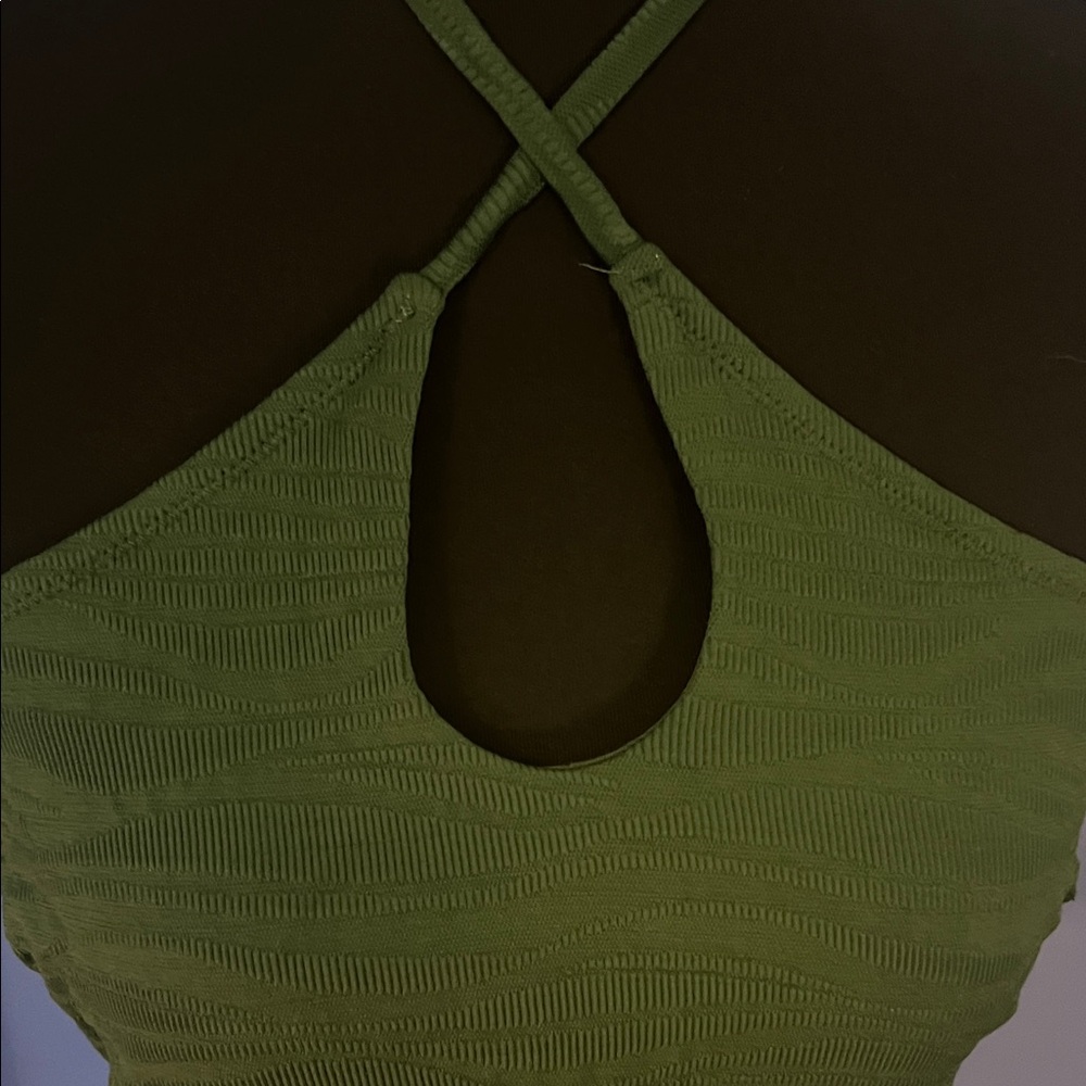 Aerie Green Halter Bikini Set - Picture 3 of 7